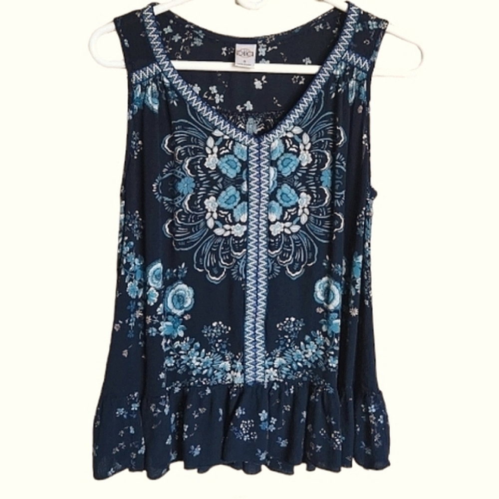 Bila Sleeveless Boho Top